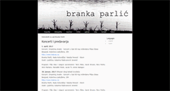 Desktop Screenshot of brankaparlic.com